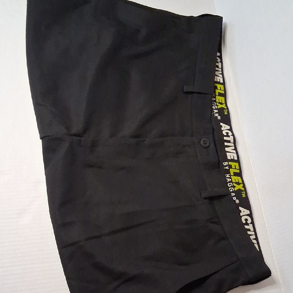 Haggar Athletic Black Flex Shorts